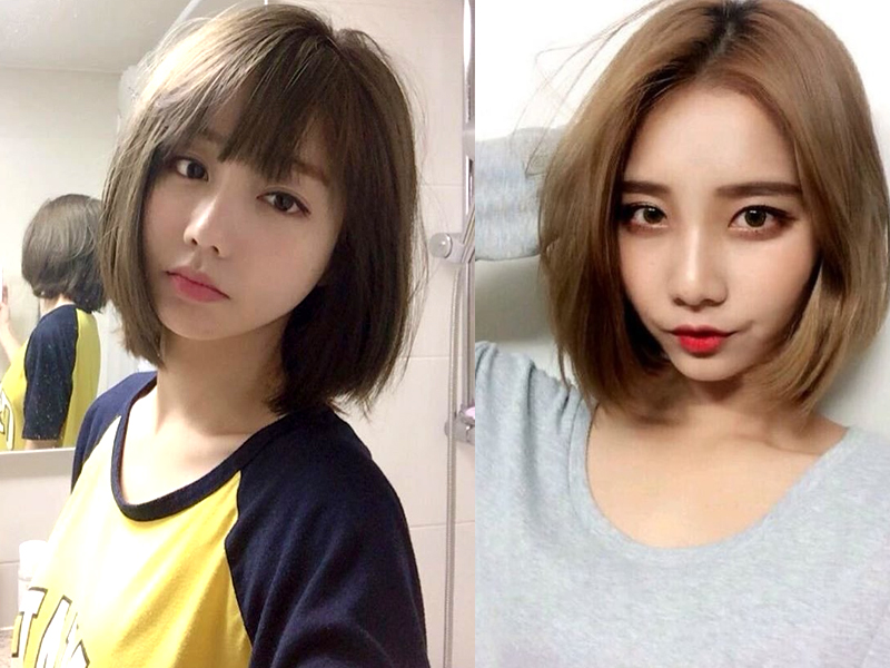 ทำสีผมยังไงให้ดูหน้าเด็กสำหรับสาวผมสั้น!!