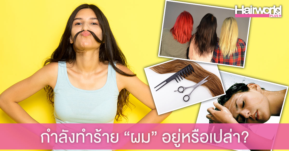 10 พฤติกรรมผิดๆ ที่อาจทำร้าย เส้นผม แบบไม่รู้ตัว!